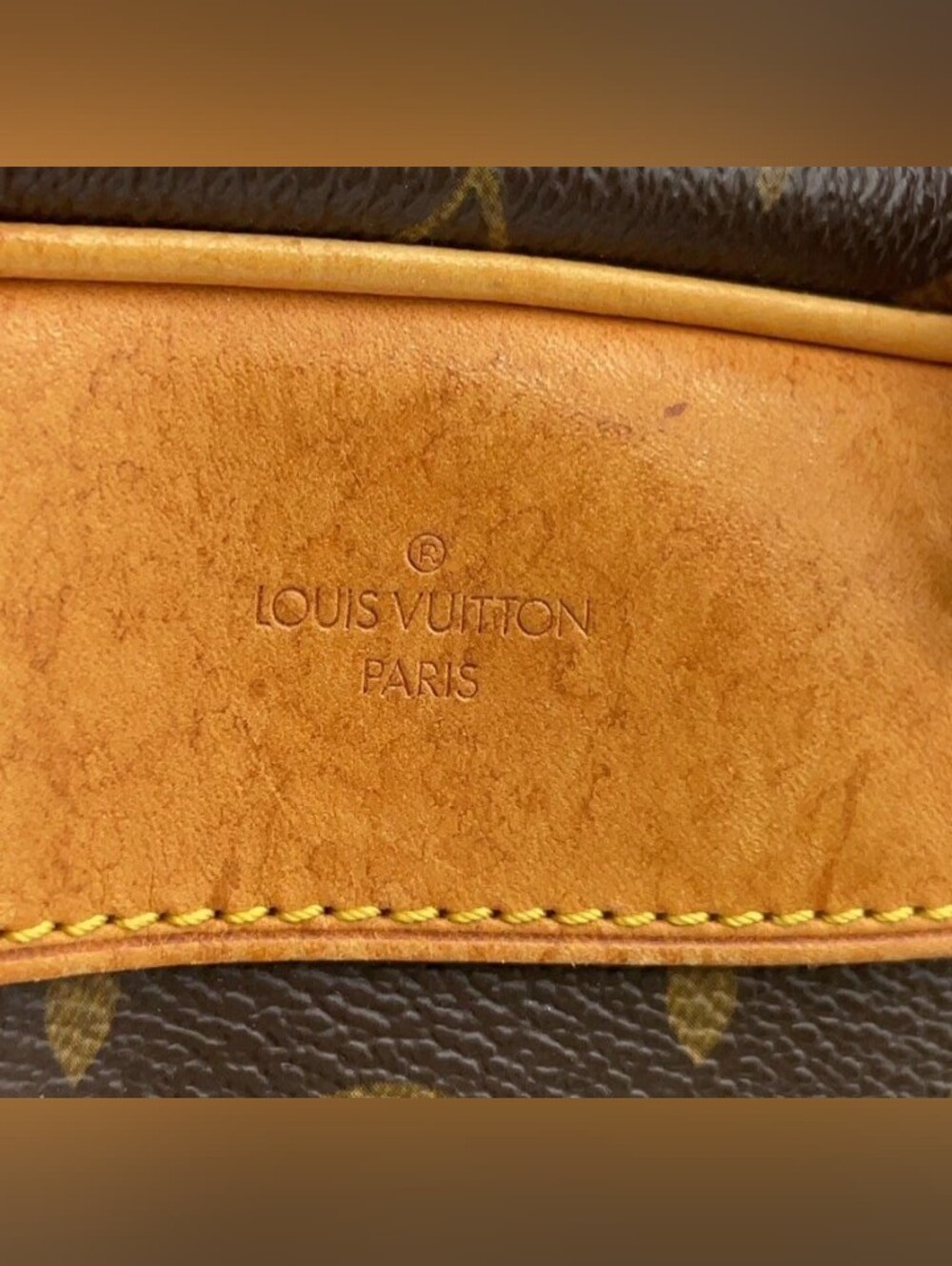 NOT FOR SALE! Louis Vuitton Monogram Trouville M42228 Handbag W/DB Cards - Picture 12 of 14